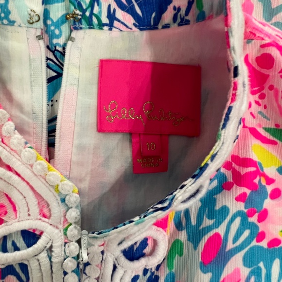 Lilly Pulitzer shift PopUp Summer Remix Patch Size 10 never worn - Picture 4 of 4